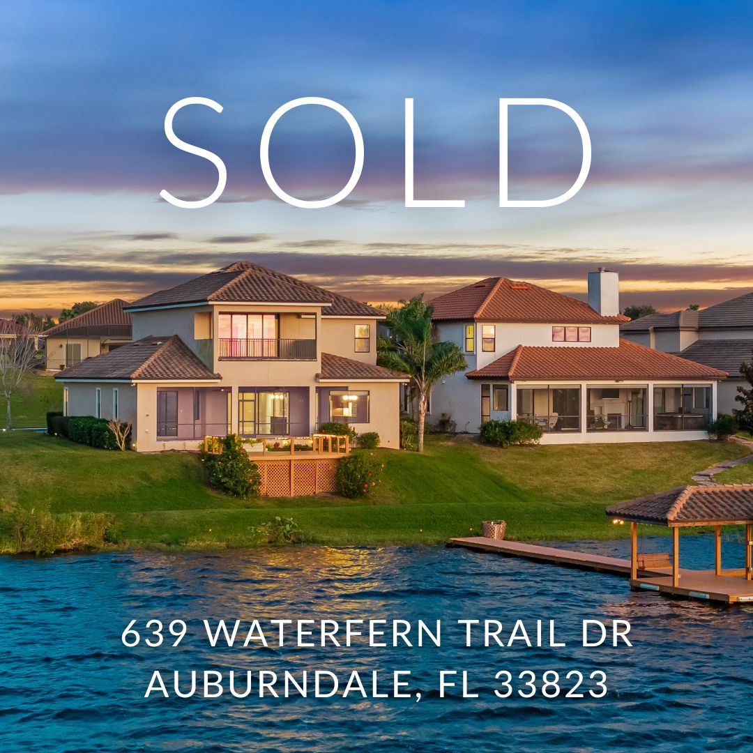 JUST SOLD 639 Waterfern Trail in Water Ridge Auburndale FL